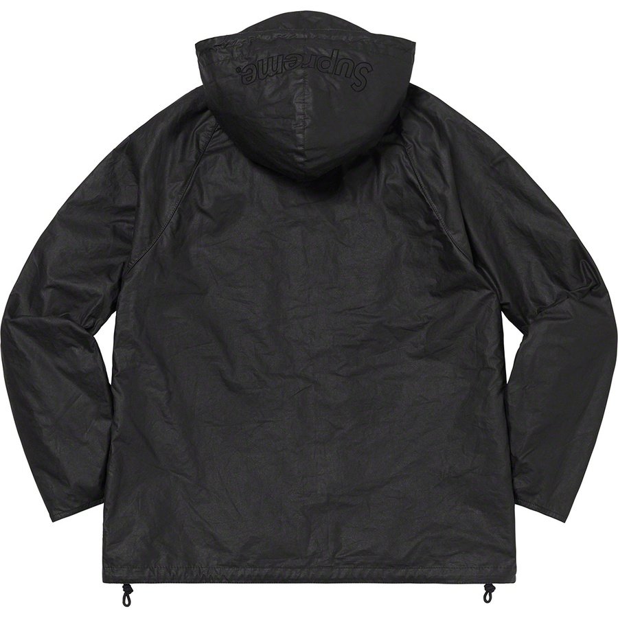 Details on Supreme Barbour Lightweight Waxed Cotton Field Jacket Black from spring summer
                                                    2020 (Price is $498)