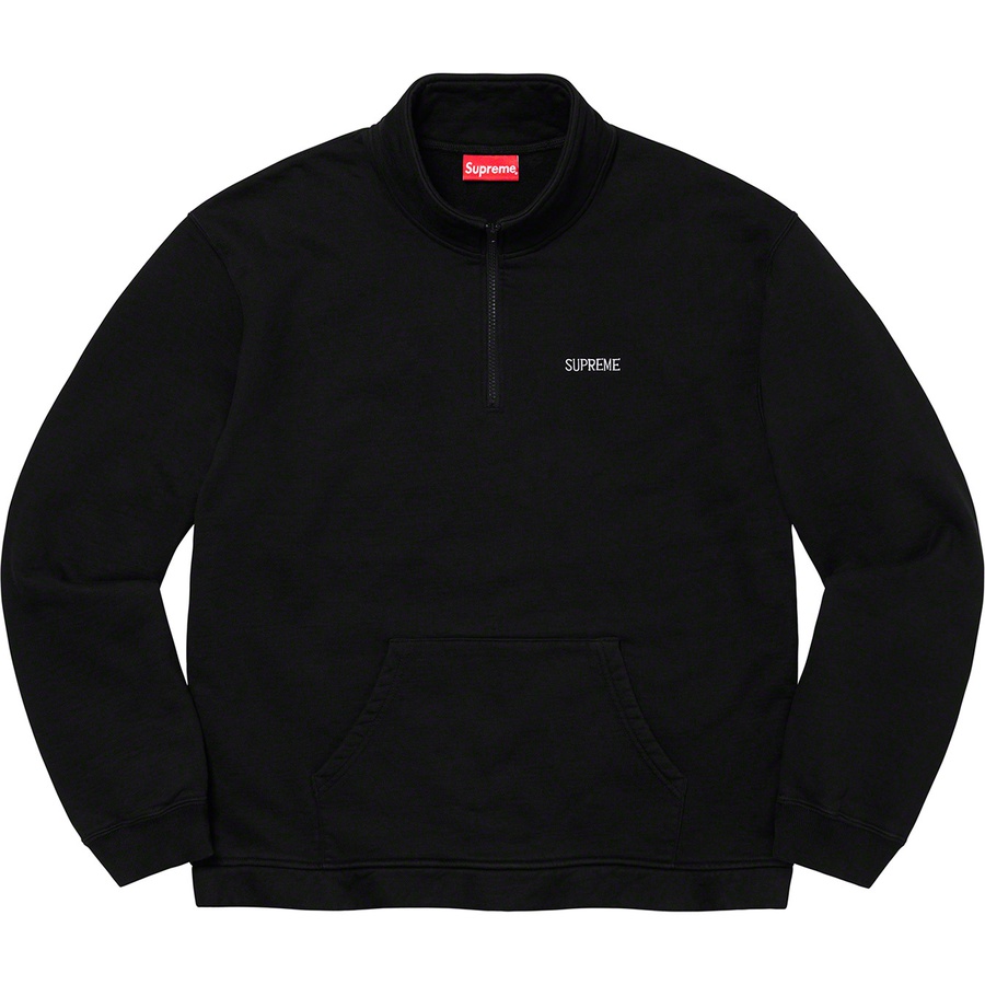 Details on Cross Half Zip Sweatshirt Black from spring summer
                                                    2020 (Price is $148)