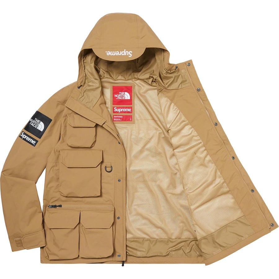 Details on Supreme The North Face Cargo Jacket Gold from spring summer
                                                    2020 (Price is $398)