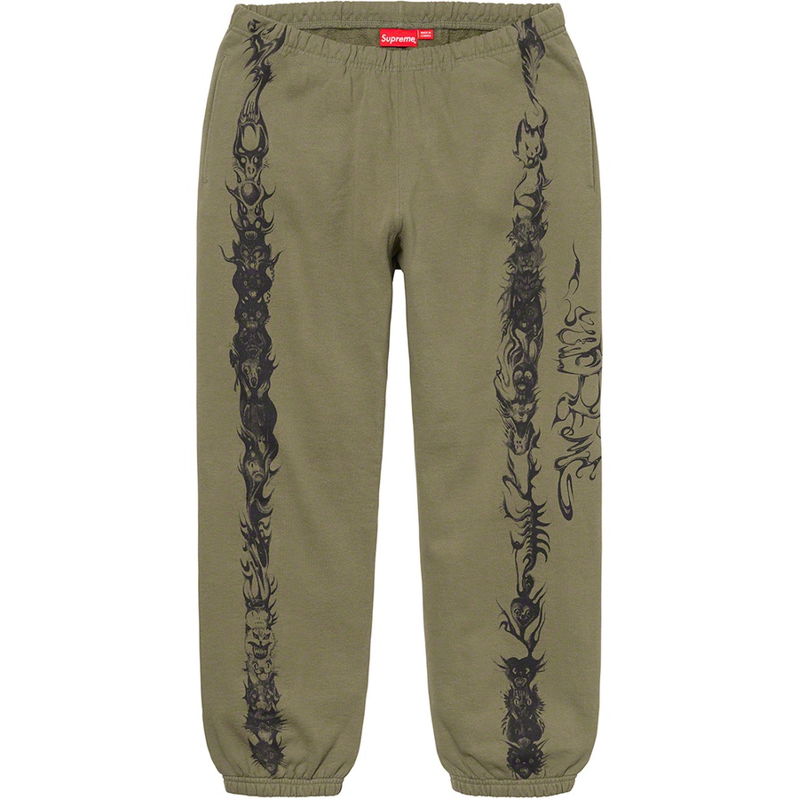 Details on Animals Sweatpant Light Olive from spring summer
                                                    2020 (Price is $168)