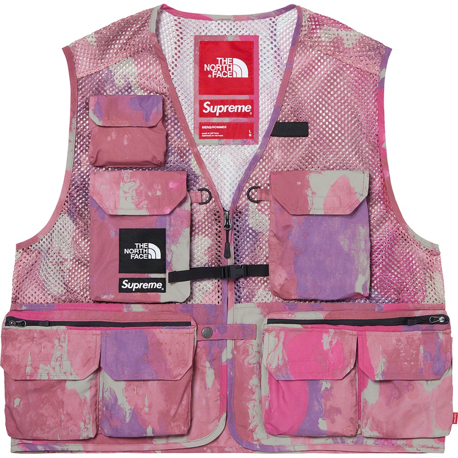 Details on Supreme The North Face Cargo Vest Multicolor from spring summer
                                                    2020 (Price is $168)