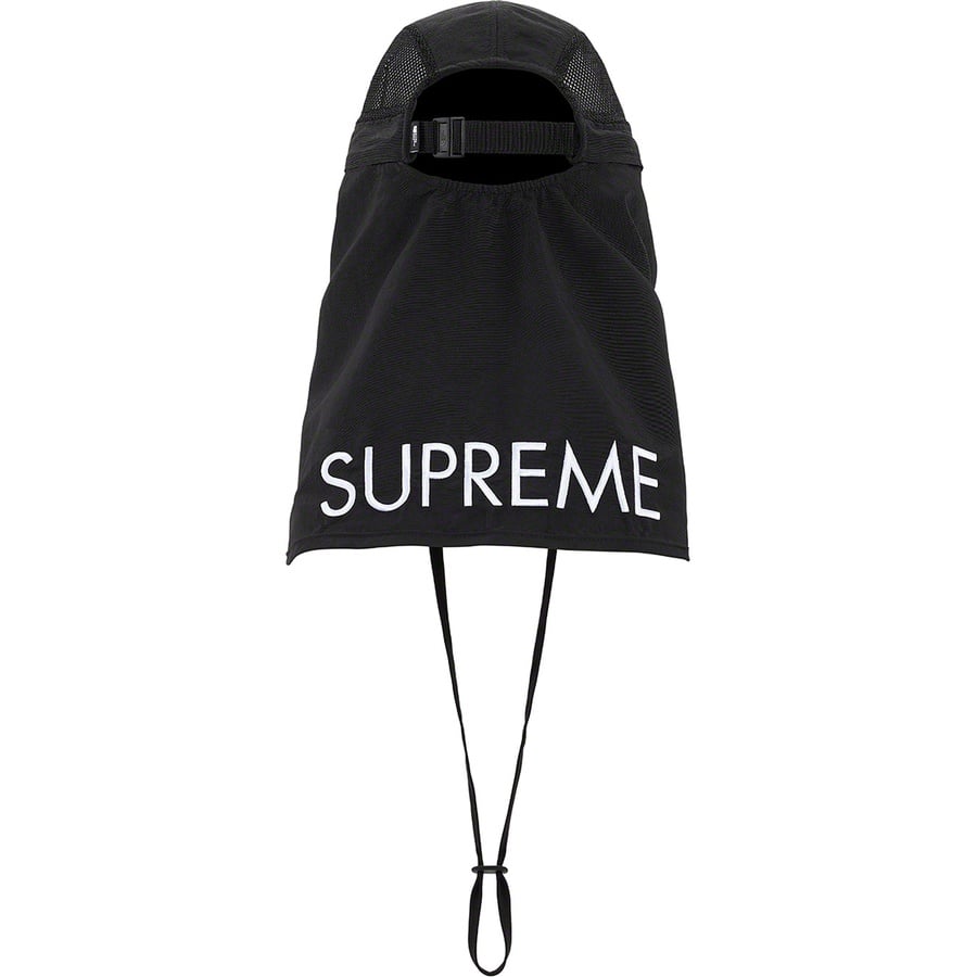 Details on Supreme The North Face Sunshield Camp Cap Black from spring summer
                                                    2020 (Price is $88)