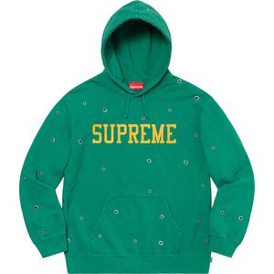 green and red supreme hoodie