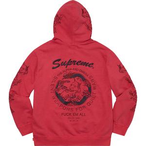 supreme dragon overdyed hooded sweatshirt bright purple