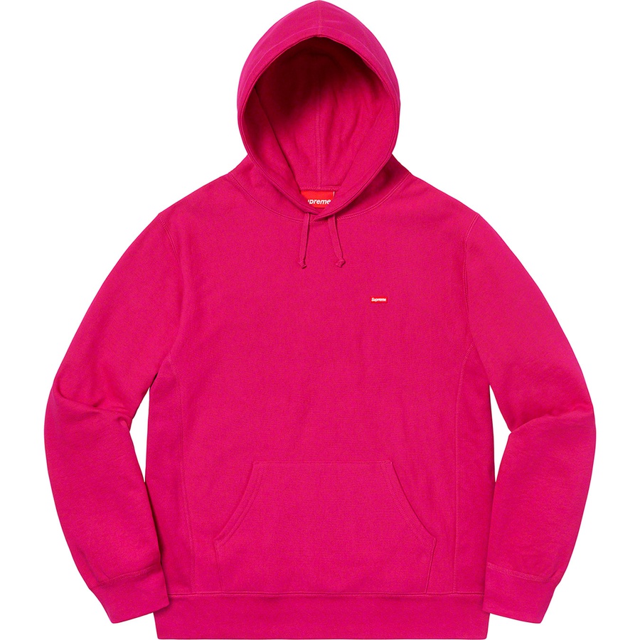 Details on Small Box Hooded Sweatshirt Fuchsia from spring summer
                                                    2020 (Price is $148)
