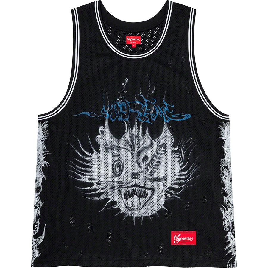 Details on Animal Basketball Jersey Black from spring summer
                                                    2020 (Price is $98)