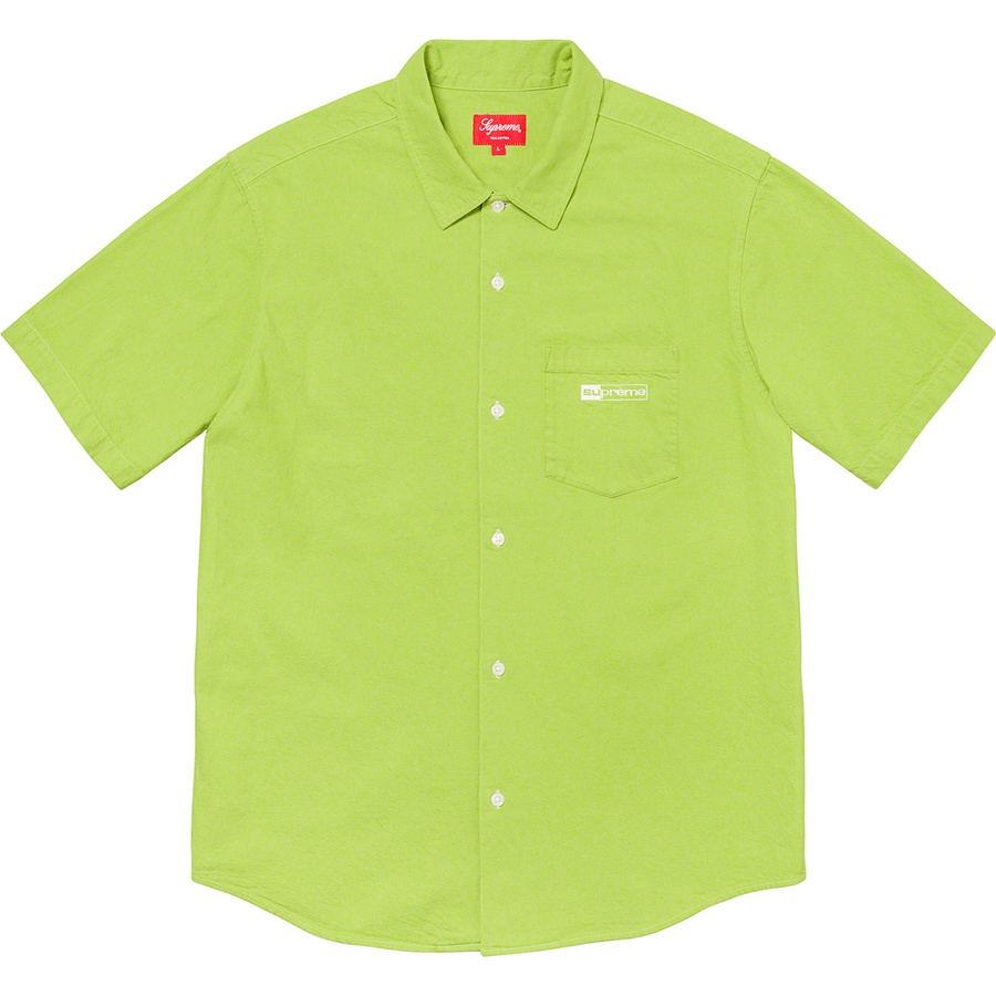 Details on Invert Denim S S Shirt Lime from spring summer
                                                    2020 (Price is $128)
