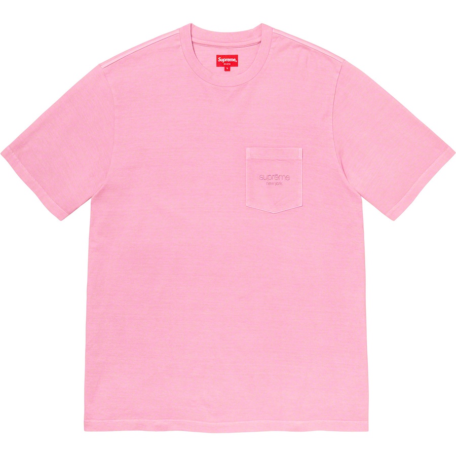 Details on Overdyed Pocket Tee Pink from spring summer
                                                    2020 (Price is $58)