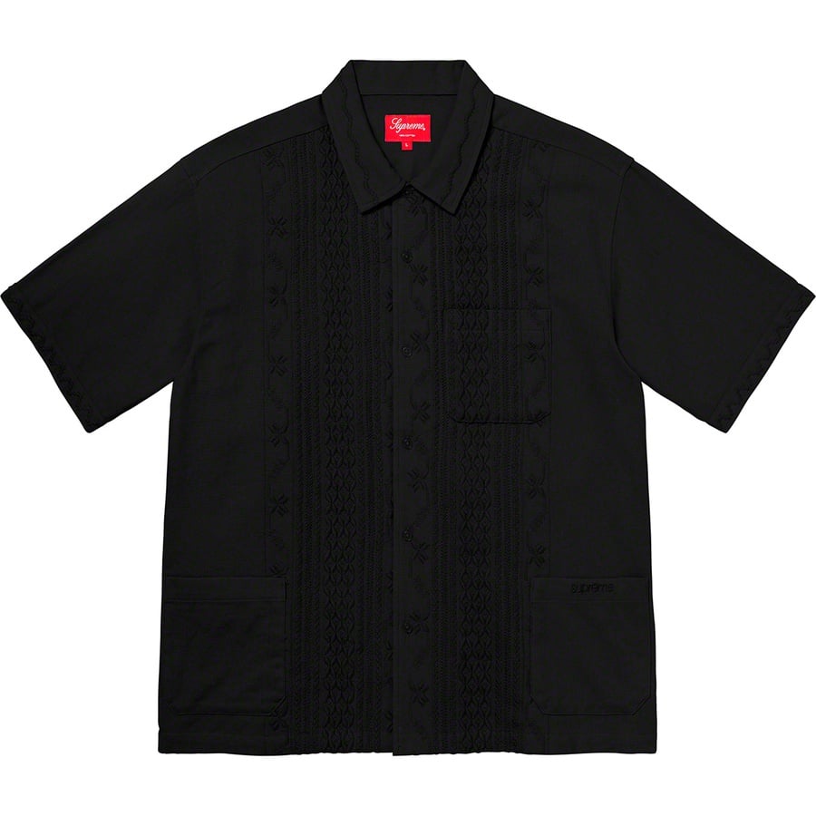 Details on Embroidered S S Shirt Black from spring summer
                                                    2020 (Price is $128)