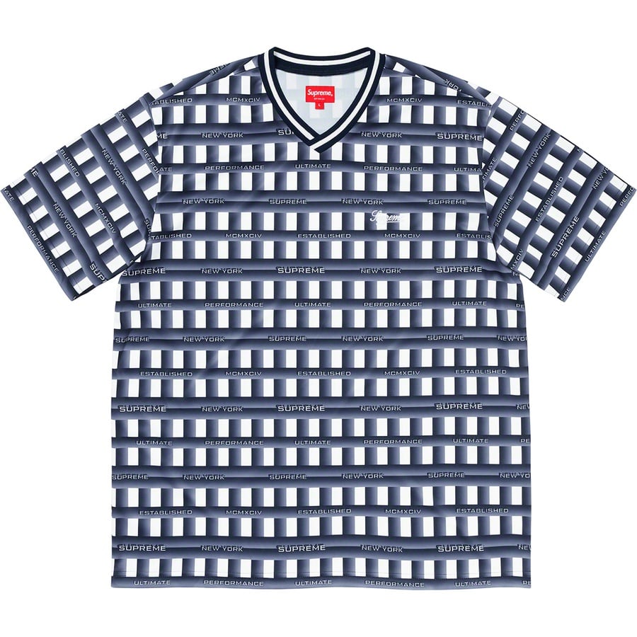 Details on Grid Soccer Jersey Navy from spring summer
                                                    2020 (Price is $98)