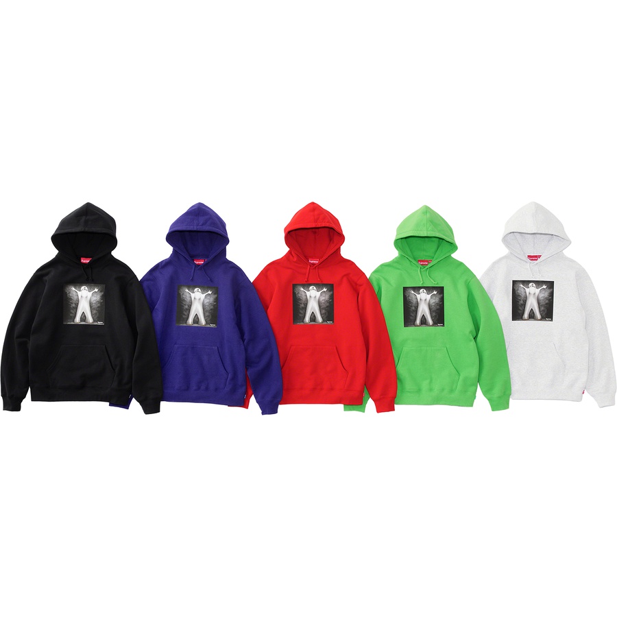 Details on Leigh Bowery Supreme Hooded Sweatshirt from spring summer
                                            2020 (Price is $158)
