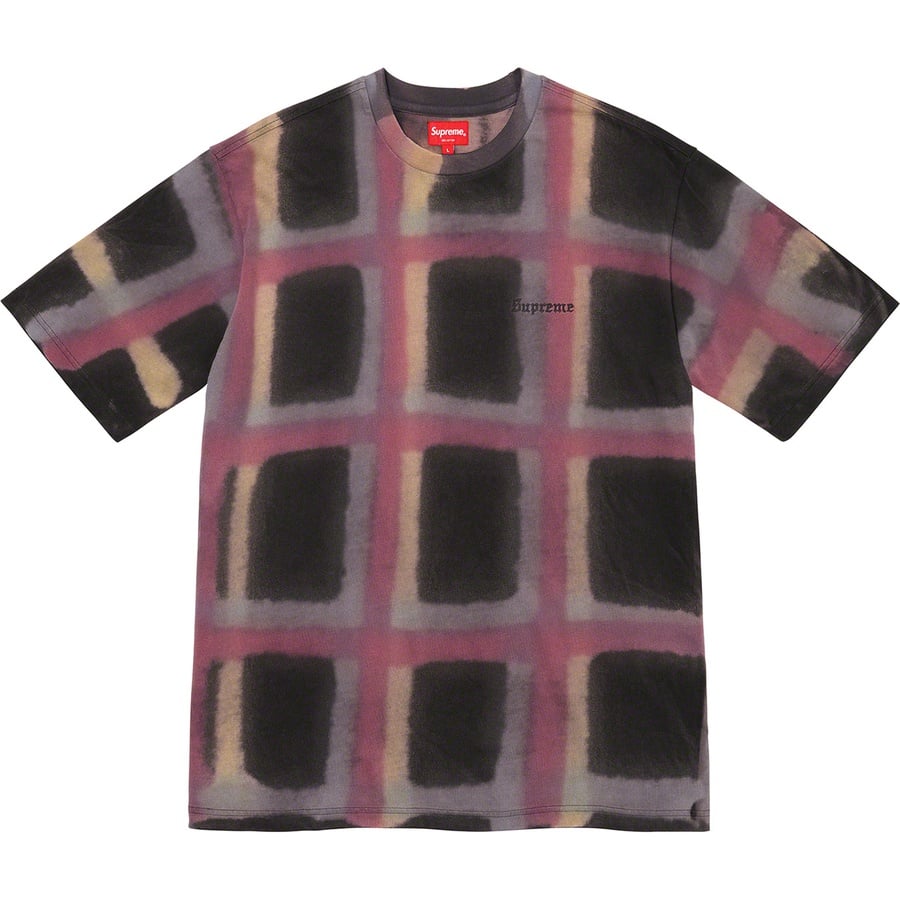 Details on Sprayed Plaid S S Top Black from spring summer
                                                    2020 (Price is $88)