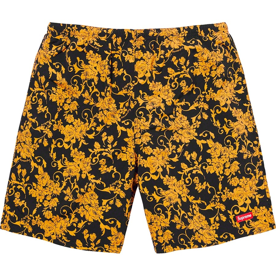 Details on Nylon Water Short Black Floral from spring summer
                                                    2020 (Price is $110)