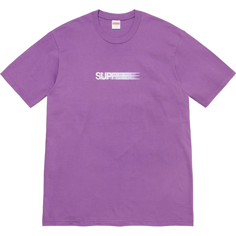 Supreme Motion Logo Tee Purple Xl