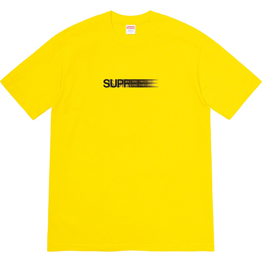 Details on Motion Logo Tee Yellow from spring summer
                                                    2020 (Price is $38)