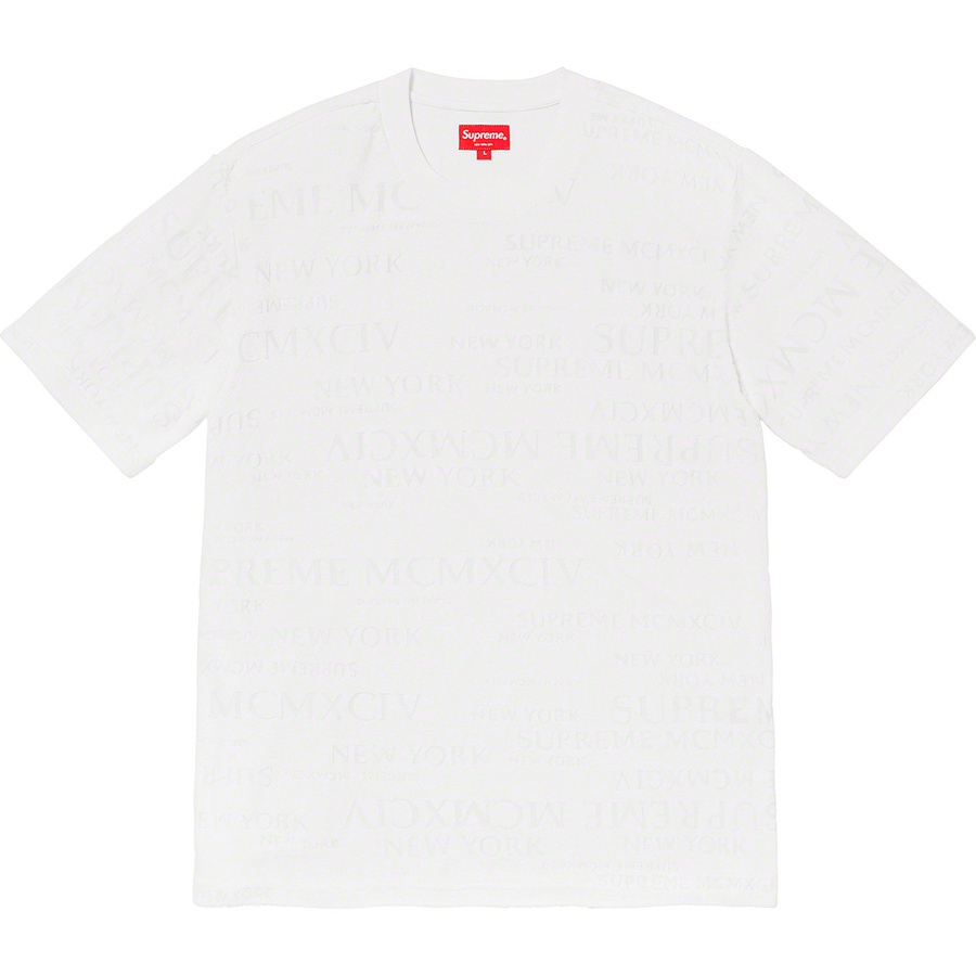 Details on MCMXCIV Terry S S Top White from spring summer
                                                    2020 (Price is $88)