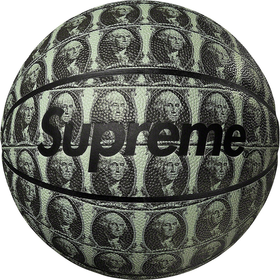Details on Supreme Spalding Washington Basketball Pale Mint from fall winter
                                                    2020 (Price is $108)