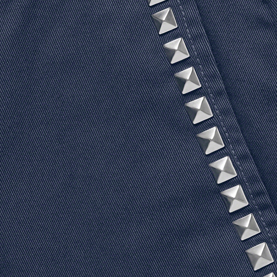 Details on Studded Work Pant Navy from fall winter
                                                    2020 (Price is $148)