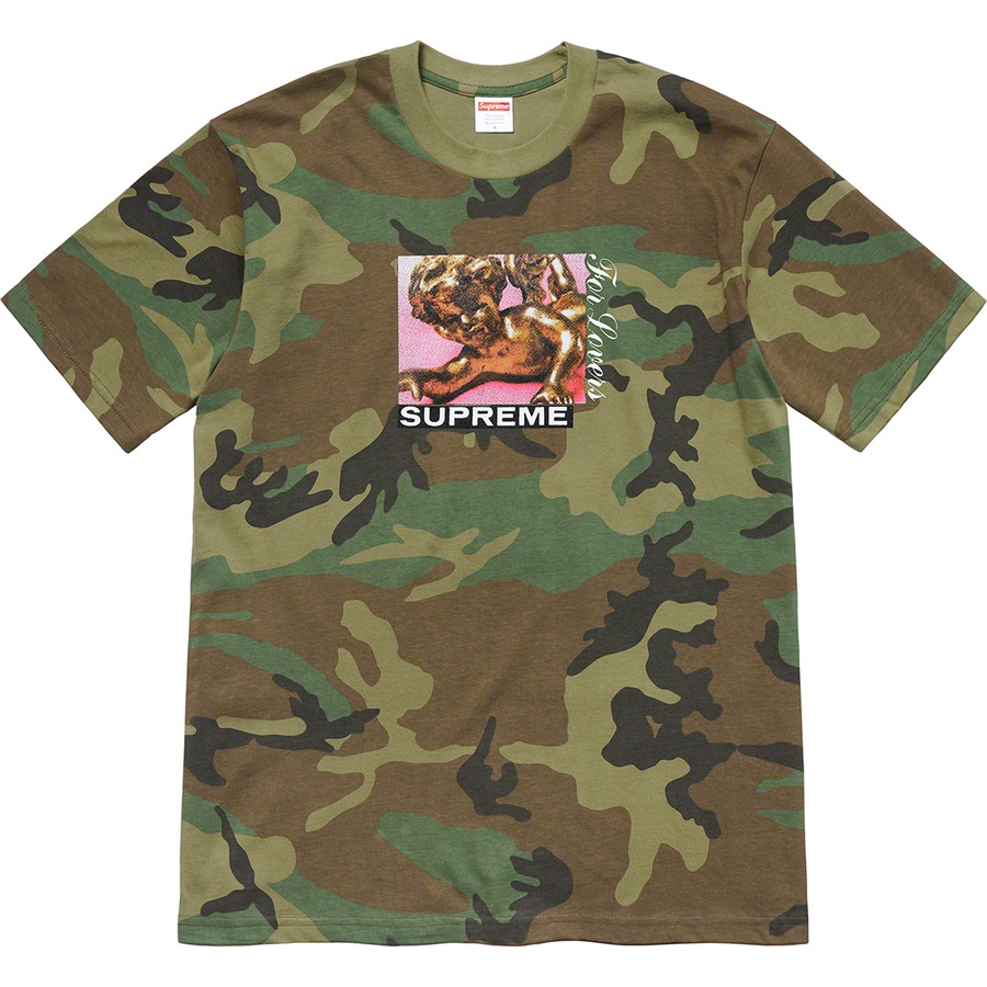 Details on Lovers Tee Woodland Camo from fall winter
                                                    2020 (Price is $38)