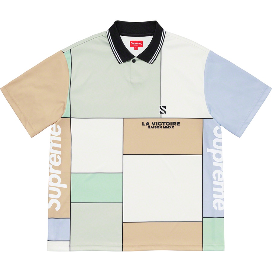 Details on Colorblocked Soccer Polo Grey from fall winter
                                                    2020 (Price is $98)
