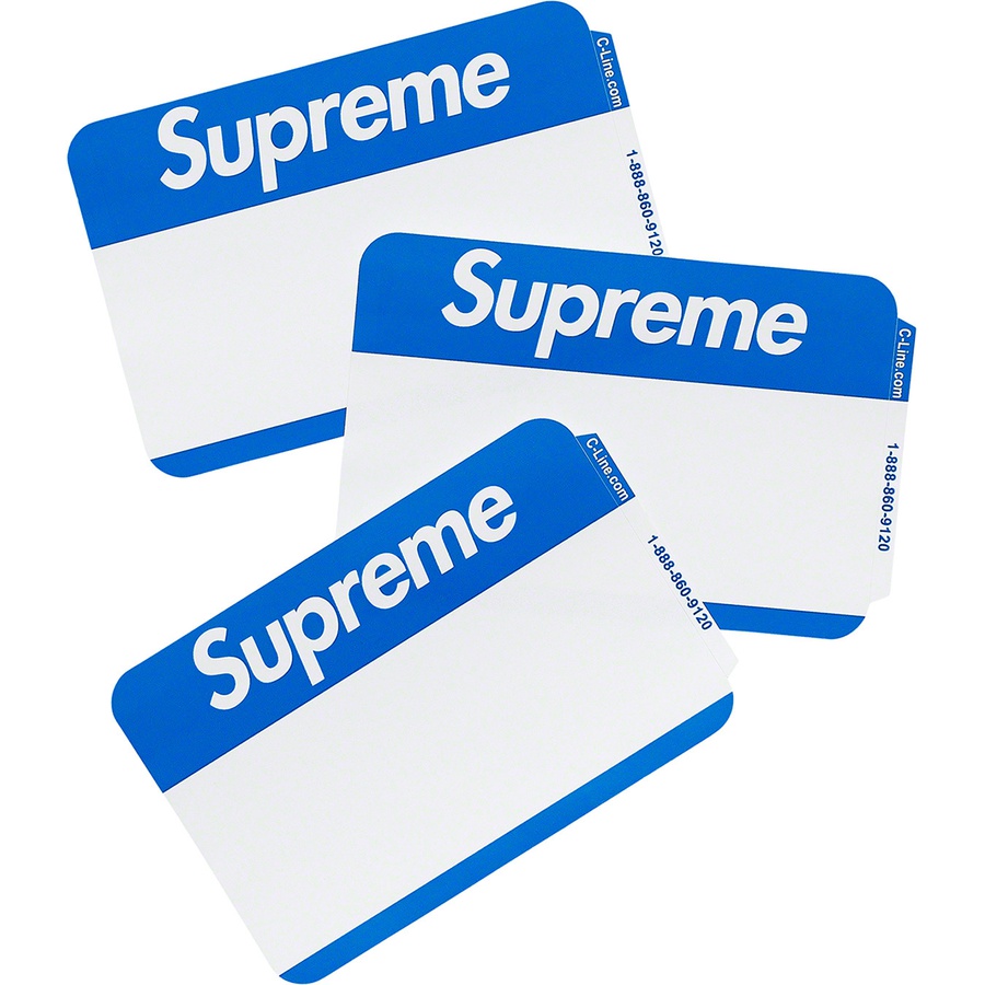 Details on Name Badge Stickers (Pack of 100) Blue from fall winter
                                                    2020 (Price is $12)