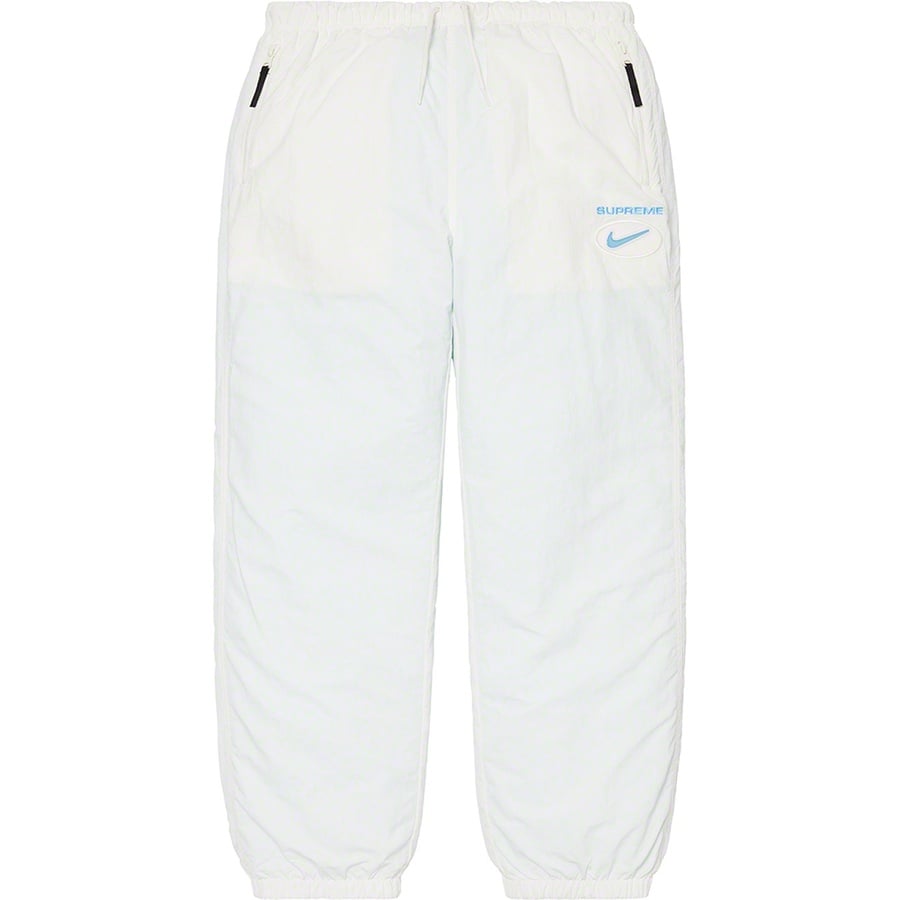 Details on Supreme Nike Jewel Reversible Ripstop Pant Light Blue from fall winter
                                                    2020 (Price is $138)