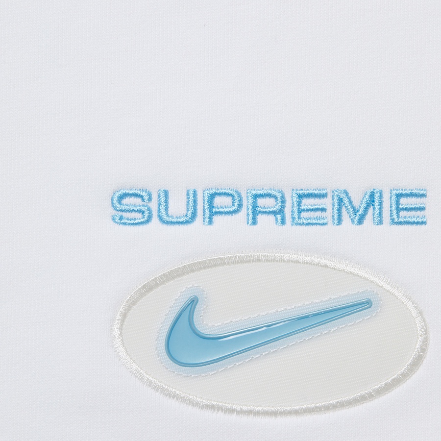 Details on Supreme Nike Jewel Sweatshort White from fall winter
                                                    2020 (Price is $110)
