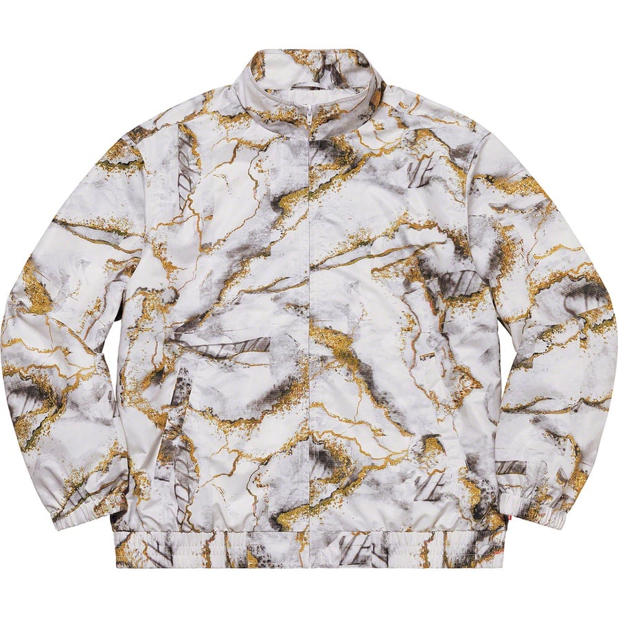Details on Marble Track Jacket White from fall winter
                                                    2020 (Price is $158)