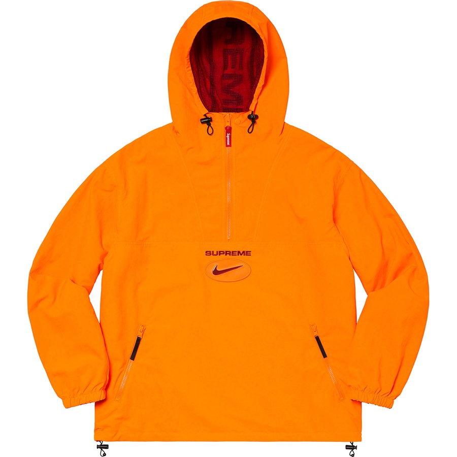 Details on Supreme Nike Jewel Reversible Ripstop Anorak Orange from fall winter
                                                    2020 (Price is $188)