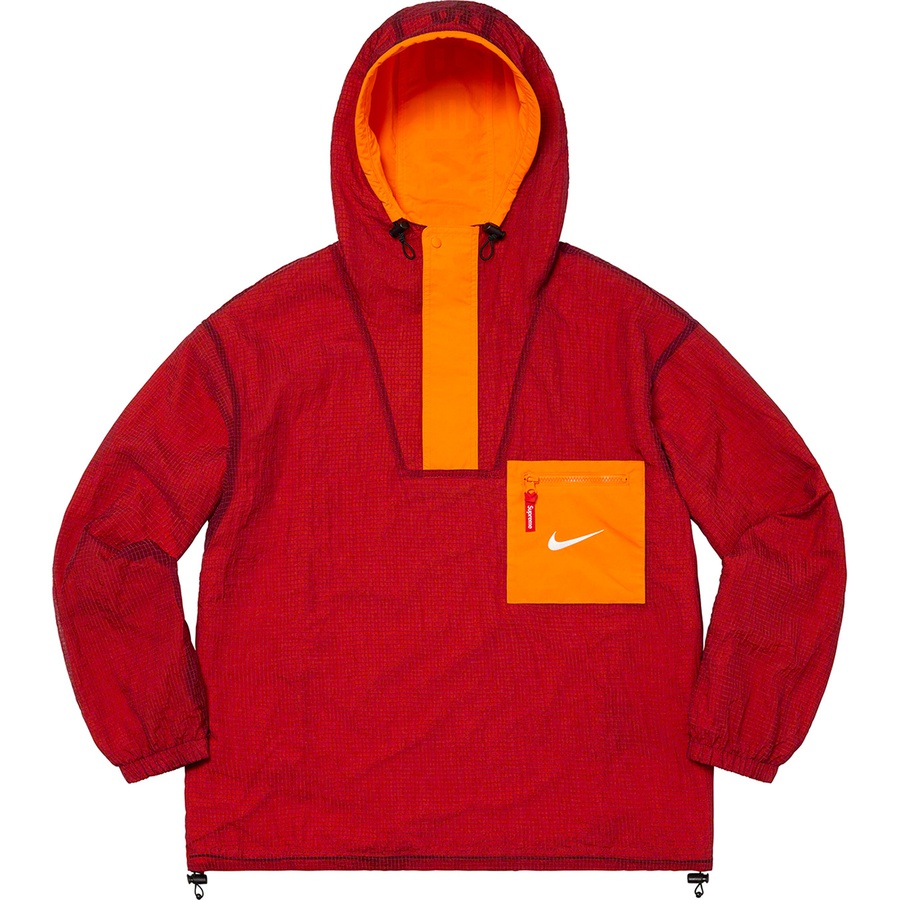 Details on Supreme Nike Jewel Reversible Ripstop Anorak Orange from fall winter
                                                    2020 (Price is $188)