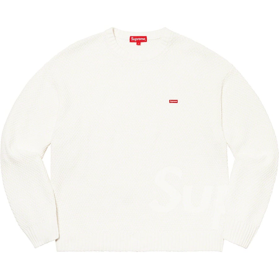 Details on Textured Small Box Sweater White from fall winter
                                                    2020 (Price is $138)