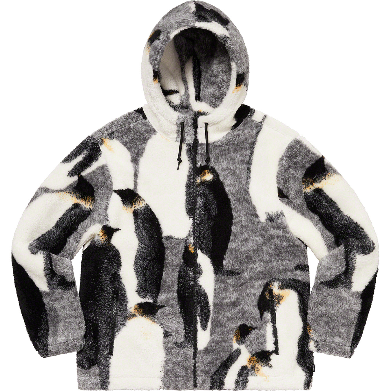 サイズＬ　ブラック　Penguins Hooded Fleece Jacket