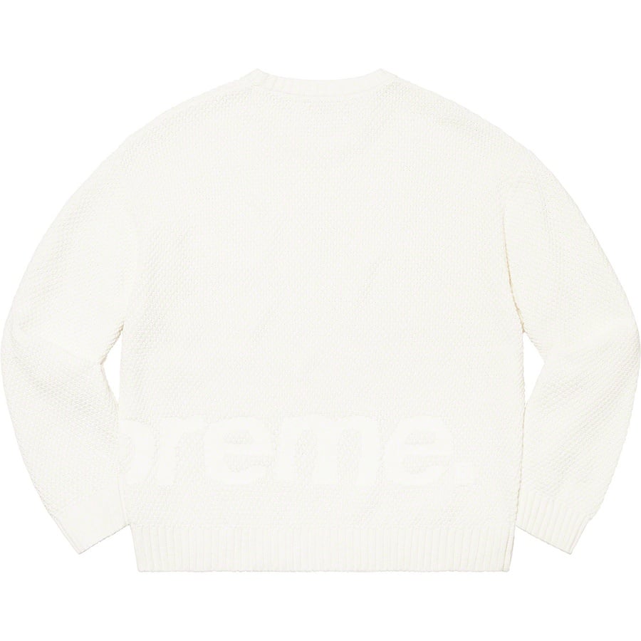 Details on Textured Small Box Sweater White from fall winter
                                                    2020 (Price is $138)