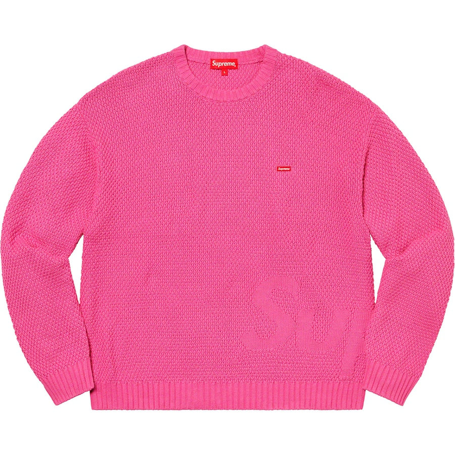 Details on Textured Small Box Sweater Pink from fall winter
                                                    2020 (Price is $138)
