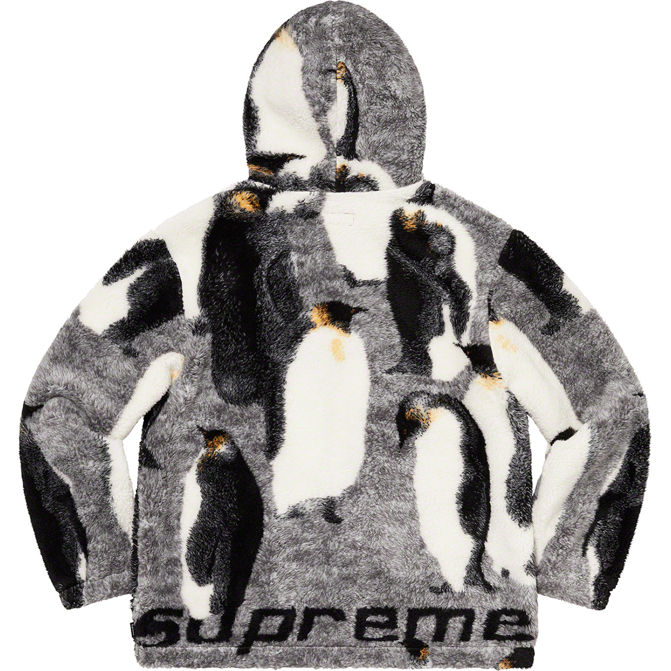 Penguins Hooded Fleece Jacket_XL size