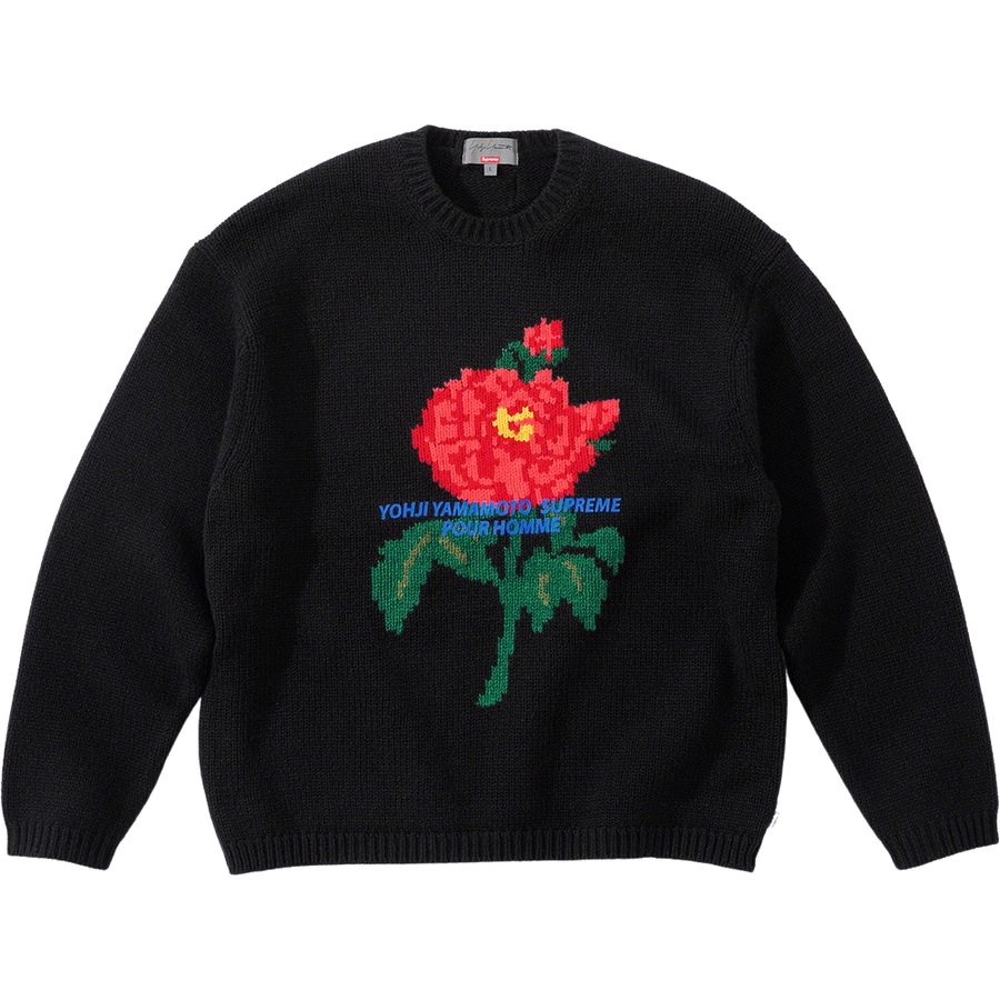 Details on Supreme Yohji Yamamoto Sweater from fall winter
                                            2020 (Price is $198)