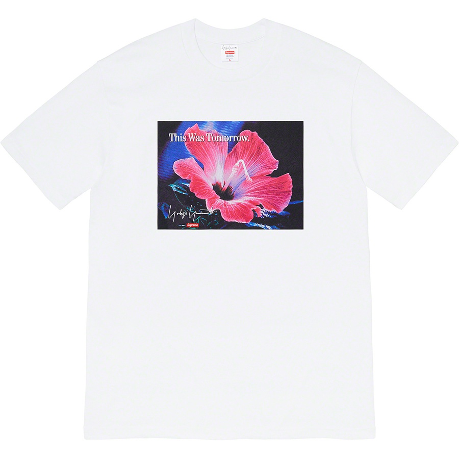 Details on Supreme Yohji YamamotoThis Was Tomorrow Tee White from fall winter
                                                    2020 (Price is $54)