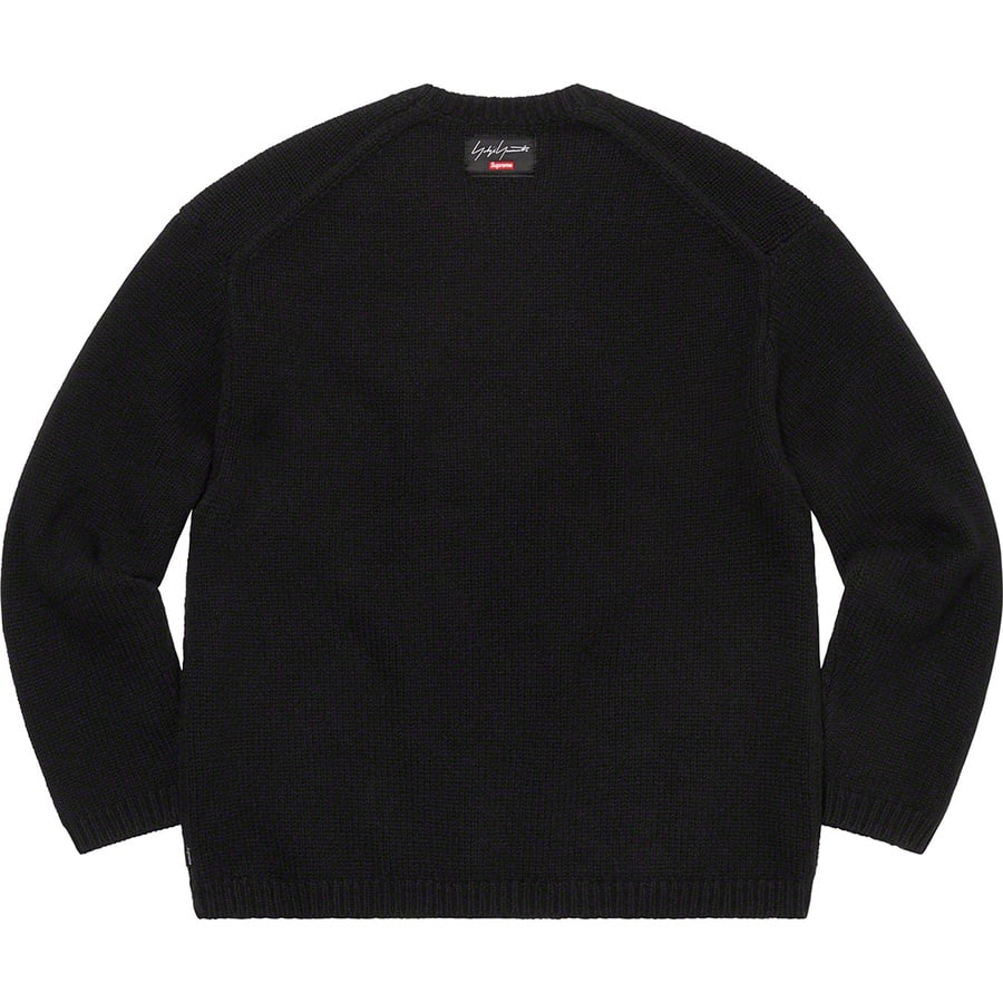 Details on Supreme Yohji Yamamoto Sweater Black from fall winter
                                                    2020 (Price is $198)