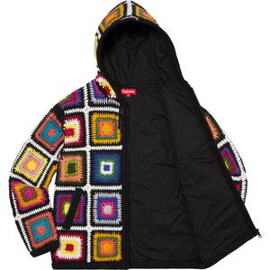 Crochet Hooded Zip Up Sweater - fall winter 2020 - Supreme