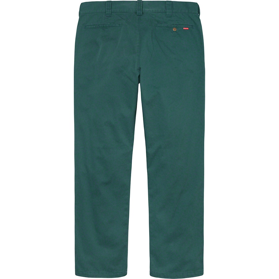 Details on Work Pant Dusty Teal from fall winter
                                                    2020 (Price is $118)