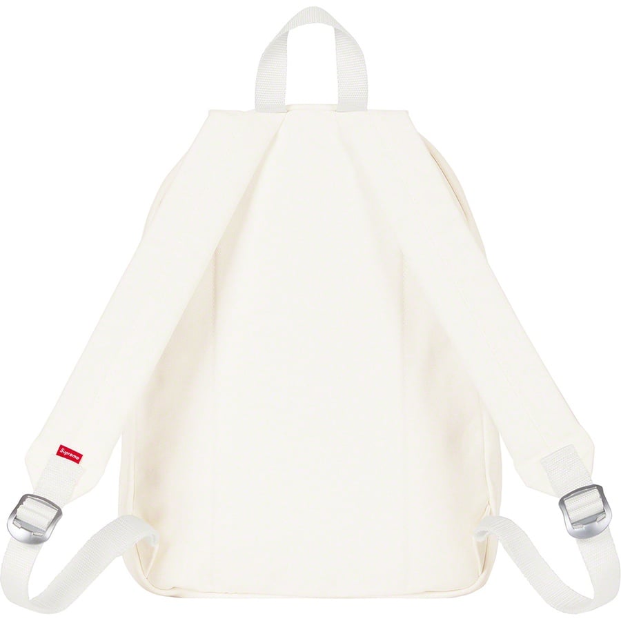 Details on Canvas Backpack White from fall winter
                                                    2020 (Price is $110)