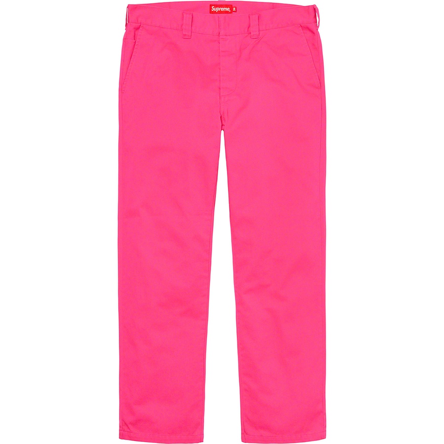 Details on Work Pant Bright Pink from fall winter
                                                    2020 (Price is $118)