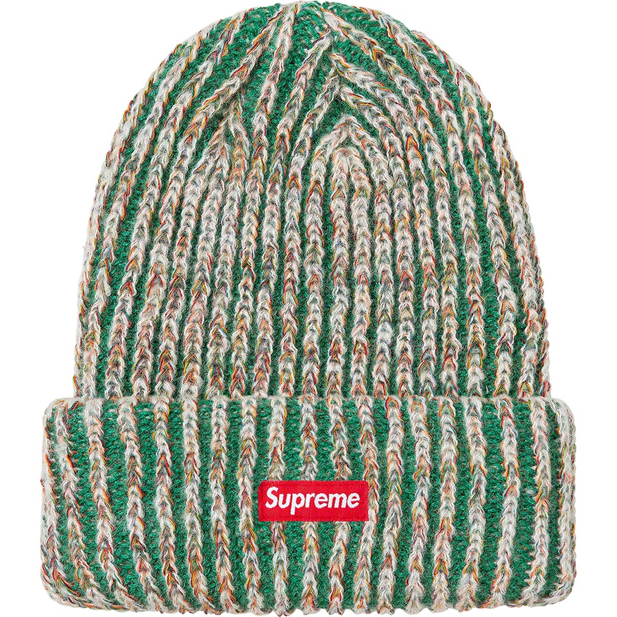 Details on Rainbow Knit Loose Gauge Beanie Dark Green from fall winter
                                                    2020 (Price is $34)