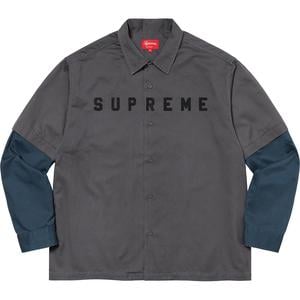 supreme two tone work shirt