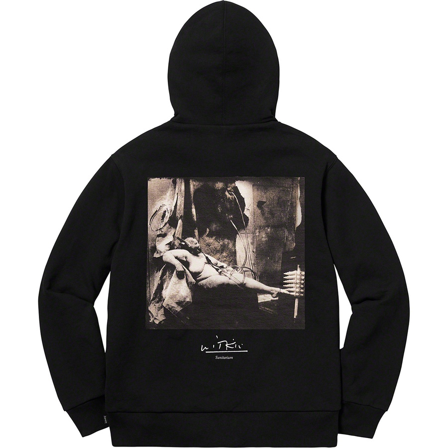 Details on Joel-Peter Witkin Supreme Sanitarium Hooded Sweatshirt Black from fall winter
                                                    2020 (Price is $168)