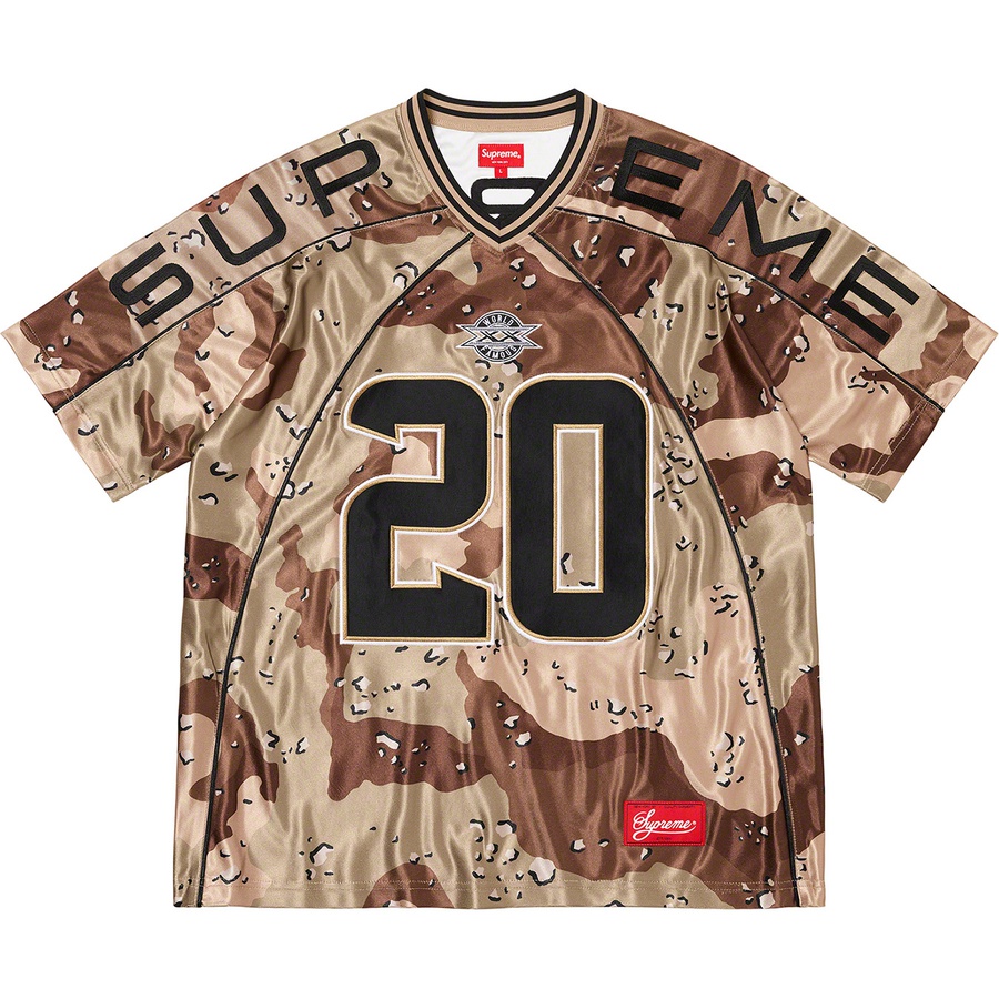 Details on Paneled Jersey Chocolate Chip Camo from fall winter
                                                    2020 (Price is $118)