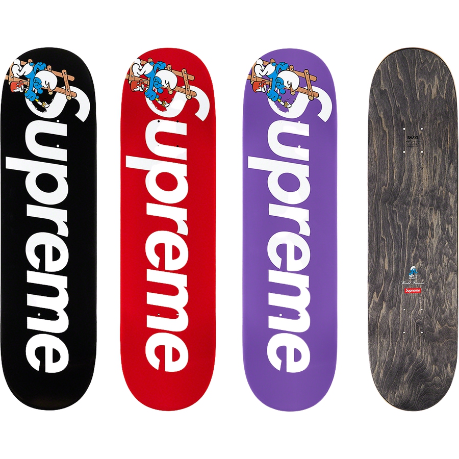 ３個セット　Supreme smurfs skateboard deck