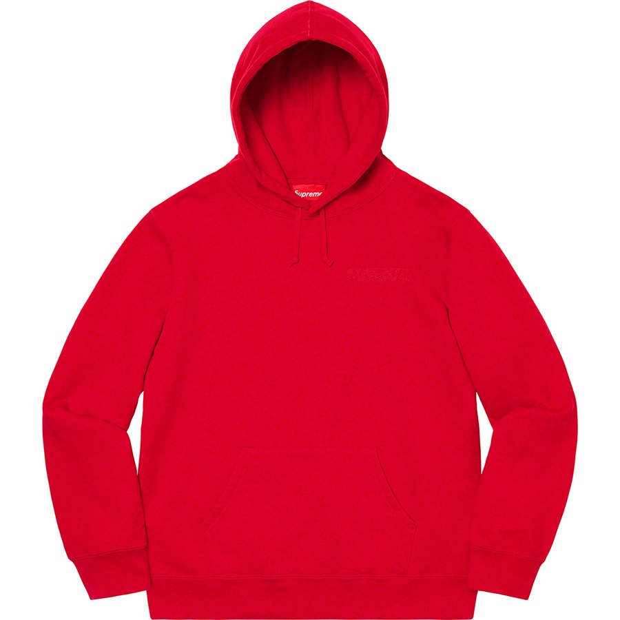 Details on Supreme Smurfs™ Hooded Sweatshirt Red from fall winter
                                                    2020 (Price is $178)