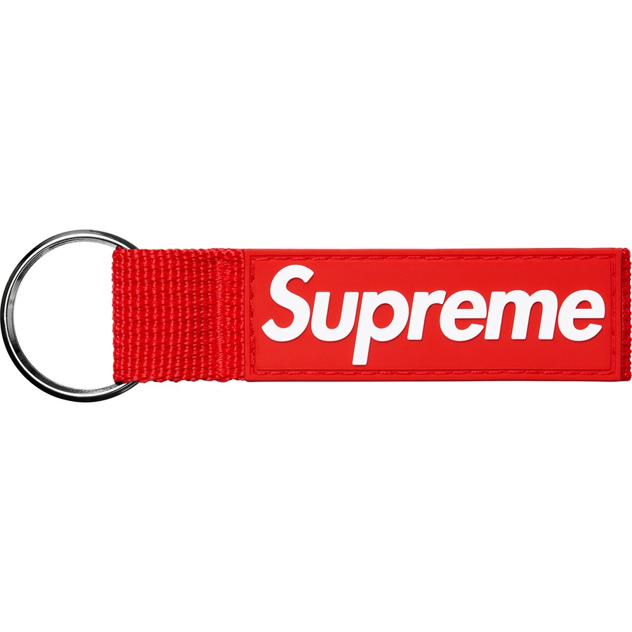 Details on Webbing Keychain Red from fall winter
                                                    2020 (Price is $18)