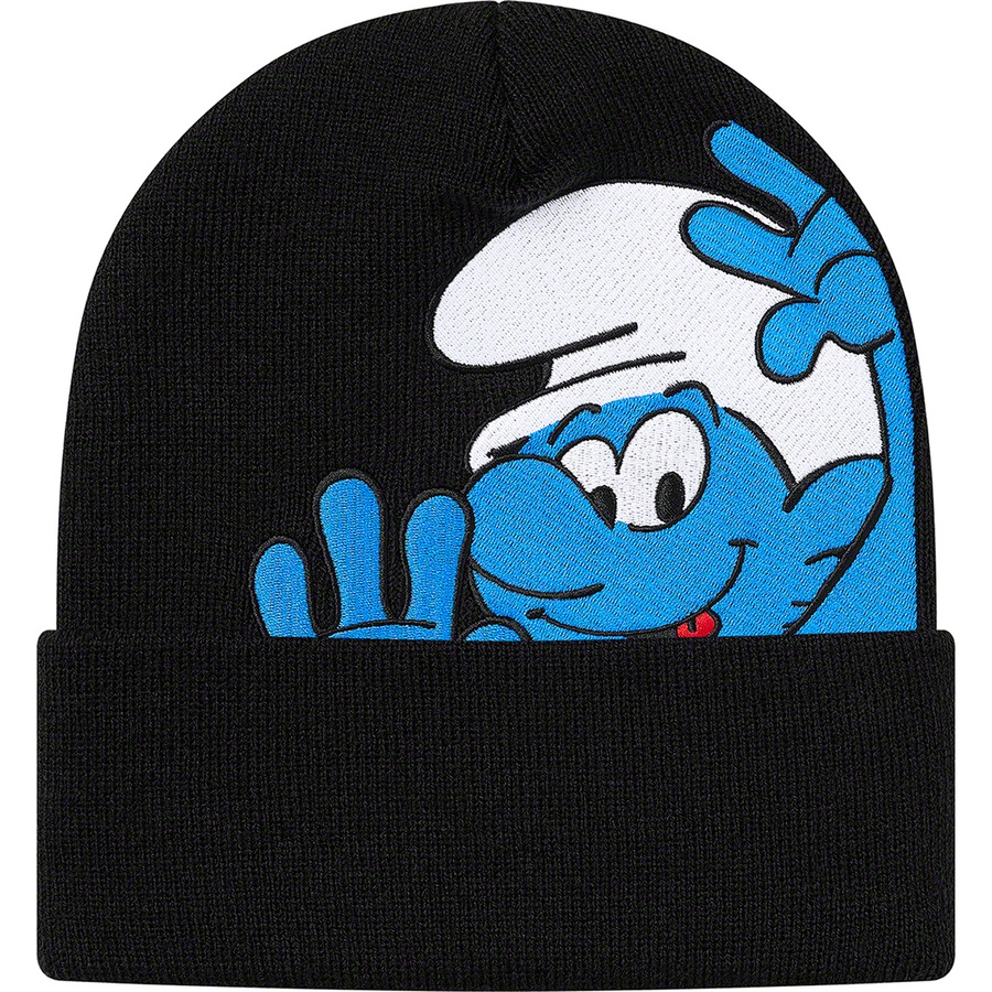 Details on Supreme Smurfs™ Beanie Black from fall winter
                                                    2020 (Price is $40)